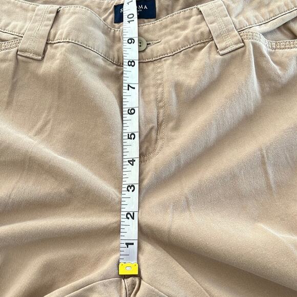 Sonoma Petite 10P Tan Khaki Casual Pants Woman Twill - Picture 8 of 10